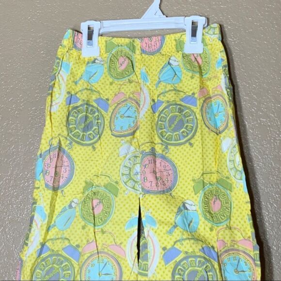 Serendipity toddler girl clock print pants‎ - Picture 2 of 11